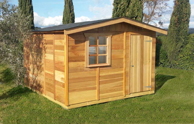 Abri de jardin 2 pentes 5m2 à 11m2 : Le Colmar